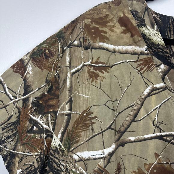 NFL Team Apparel Mens Seattle Seahawks Scrub Dudz Camo Short Sleeve Shirt 2XL - Picture 3 of 11